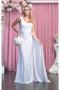 May Queen MQ1834 One Shoulder Simple Stretchy Long Evening Dress