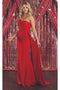 May Queen MQ1834 One Shoulder Simple Stretchy Long Evening Dress