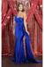 May Queen MQ1834 One Shoulder Simple Stretchy Long Evening Dress