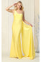 May Queen MQ1834 One Shoulder Simple Stretchy Long Evening Dress