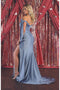 May Queen MQ1858 Ruched Off-Shoulder Stretch Prom Dress