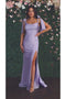 May Queen MQ1858 Ruched Off-Shoulder Stretch Prom Dress