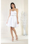 May Queen MQ1864 A-Line Sweetheart Short Cocktail Dress