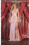 May Queen MQ1946 Strapless Ruched Sheath Prom Dress