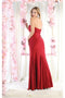 May Queen MQ1947 Simple Strapless Ruched Formal Dress