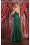 May Queen MQ1947 Simple Strapless Ruched Formal Dress