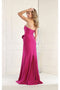 May Queen MQ1947 Simple Strapless Ruched Formal Dress