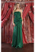 May Queen MQ1947 Simple Strapless Ruched Formal Dress