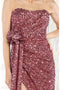 May Queen MQ1968 Strapless Sequin Formal Evening Gown