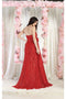 May Queen MQ1968 Strapless Sequin Formal Evening Gown