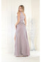 May Queen MQ1976 Asymmetrical One-Shoulder Prom Gown with Dramatic Side Cape