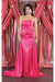 May Queen MQ1983 Strapless Ruched Sheath Evening Gown