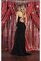 May Queen MQ1989 Spaghetti Strap Sheath Evening Dress with High Slit and Crisscross Back