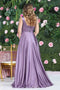 May Queen MQ1994 Satin Sleeveless Bridesmaid Dress with Side Pockets