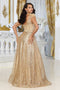 May Queen MQ2024 Asymmetrical Embellished Gown for Galas