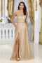 May Queen MQ2024 Asymmetrical Embellished Gown for Galas