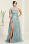 May Queen MQ2024 Asymmetrical Embellished Gown for Galas