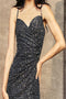 May Queen MQ2035 Spaghetti Strap Sequin Gala Gown with Side Slit