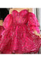 May Queen MQ2041 Sweetheart Glitter Cocktail Dress with Detachable Sleeves