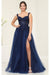 May Queen MQ2053 Sweetheart Neckline Floral Embellished Evening Gown