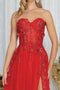 May Queen MQ2059 Sweetheart Neckline A-Line Tulle Prom & Evening Gown