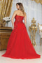 May Queen MQ2059 Sweetheart Neckline A-Line Tulle Prom & Evening Gown