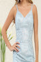 May Queen MQ2075 Sleeveless Glitter-Embellished Semi-Formal Short Dress