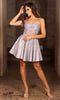 May Queen MQ2107 - Floral V-Neck Cocktail Dress