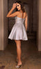 May Queen MQ2107 - Floral V-Neck Cocktail Dress