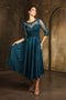 Mother of the Bride  Tea-Length Glitter Dress May Queen MQ2124