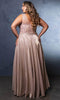 May Queen MQ2137 - Sleeveless V-Neckline Prom A line Gown