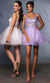 Floral Ruffled Hem Cocktail Dress By May Queen MQ2149