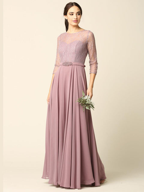 Eva Fashion 3227 Lace Chiffon Mother of the Bride Gown