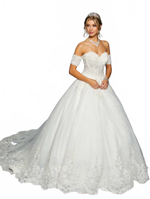 DeKlaire 462 Long A-Line Wedding Ballgown