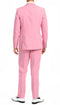 Paul Lorenzo Mens Pink Slim Fit 2 Piece Suit by Ferecci