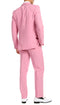 Paul Lorenzo Mens Pink Slim Fit 2 Piece Suit by Ferecci