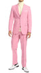 Paul Lorenzo Mens Pink Slim Fit 2 Piece Suit by Ferecci