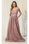 Red Carpet Glittering Formal Dress Mayqueen  MQ1868