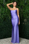 Nox Anabel Ruched Trumpet Gown with Strappy Back K488