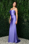 Nox Anabel Ruched Trumpet Gown with Strappy Back K488