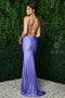 Nox Anabel Ruched Trumpet Gown with Strappy Back K488