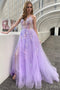 Amelia Couture TM1003 Sleeveless Sequin Appliqué Gown with Slit