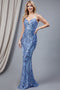 Amelia Couture 791 Sequin Embroidered Mermaid Dress