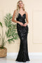 Amelia Couture 791 Sequin Embroidered Mermaid Dress