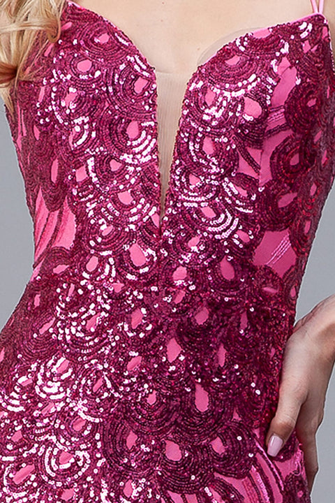 Amelia Couture 392 Dazzling Strapless Mermaid Dress with Sequins