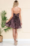 Amelia Couture 395S Short Strapless Sequin Dress