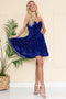 Amelia Couture 395S Short Strapless Sequin Dress