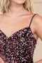 Amelia Couture 395S Short Strapless Sequin Dress