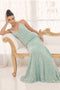 Nox Anabel Mermaid Gown with Sequin V-Neck R1071