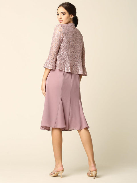 Eva Fashion 3385 Two Piece Set Bolero Jacket